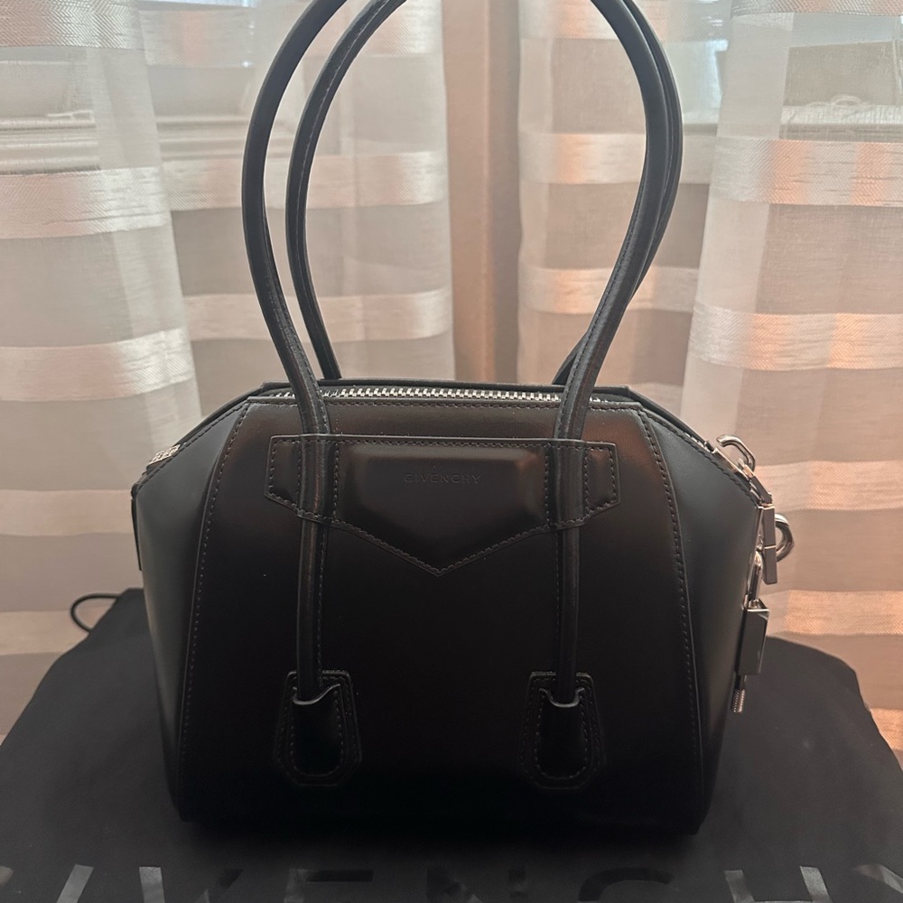 Givenchy Antigona lock long handle mini bag